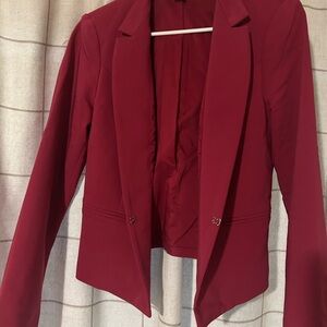 White House Black Market Deep Red Blazer